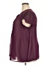 Torrid 100% Polyester Burgundy Short Sleeve Blouse Size 2X Plus (2) - photo 5