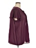 Torrid 100% Polyester Burgundy Short Sleeve Blouse Size 2X Plus (2) - photo 4