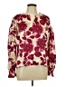 Cupio 100% Polyester Red Long Sleeve Blouse Size L - photo 1
