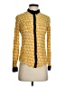 Maeve 100% Rayon Yellow Long Sleeve Blouse Size 0 - photo 1