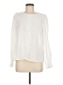 Shein 100% Polyester Ivory Long Sleeve Blouse Size 6 - photo 1