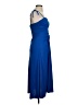 Venus Solid Blue Cocktail Dress Size S - photo 4