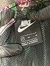 Nike 100% Polyester Floral Black Green Casual Pants Size M - photo 3
