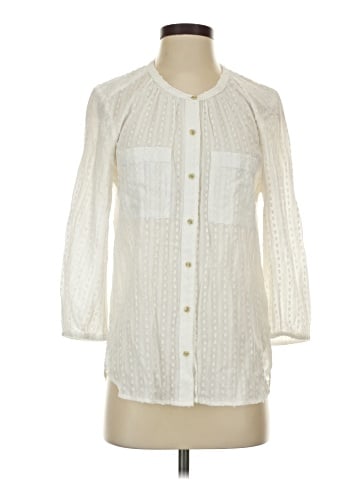 Akemi + Kin 3/4 Sleeve Button-Down Shirt (view 1)