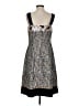 Studio 1 Print Gray Cocktail Dress Size 12 - photo 2