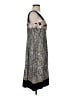 Studio 1 Print Gray Cocktail Dress Size 12 - photo 4