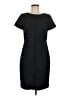 Talbots Solid Black Casual Dress Size 6 - photo 1