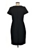 Talbots Solid Black Casual Dress Size 6 - photo 2