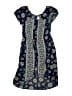 Justice 100% Viscose Paisley Blue Dress Size 10 - photo 1