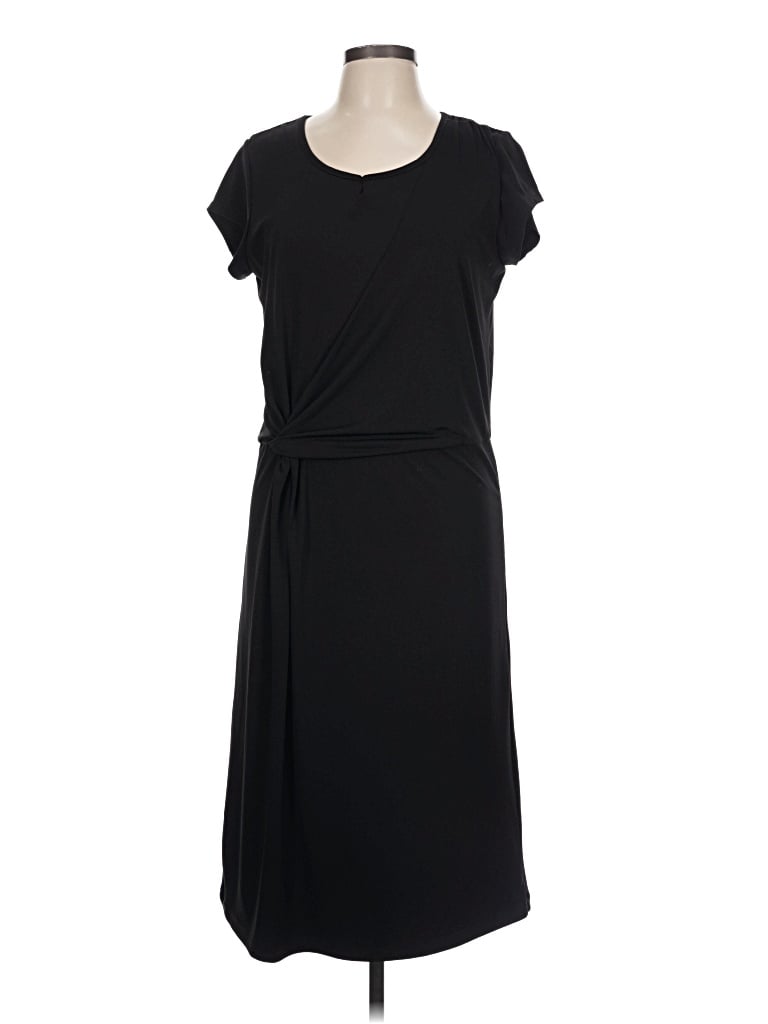 Pre-owned Larry Levine Casual Dress In Black