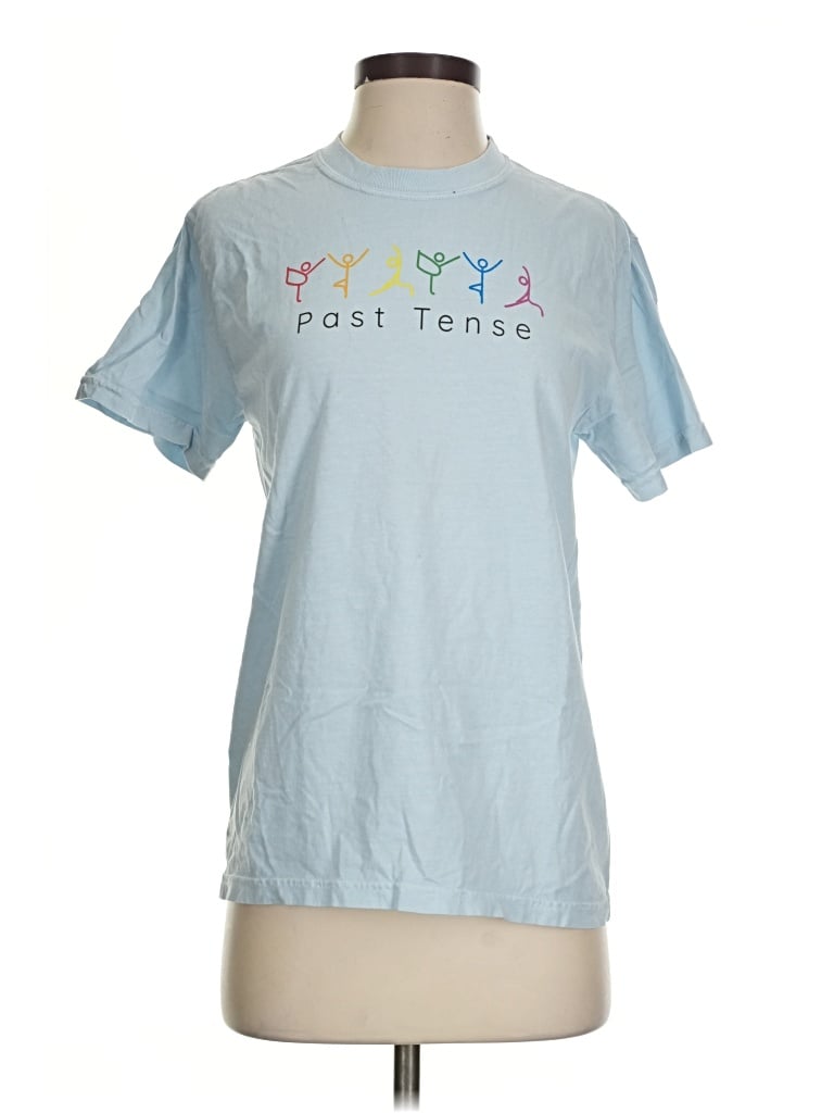Pre-owned Comfort Colors Short Sleeve T-shirt In Blue