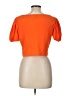 Shein Orange Short Sleeve Top Size 12 - photo 2