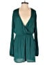 Alice & UO 100% Polyester Solid Teal Romper Size S - photo 1