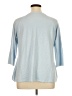 Cut Loose Blue 3/4 Sleeve Button-Down Shirt Size XL - photo 2
