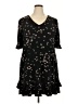 CeCe Stars Black Casual Dress Size XXL - photo 1