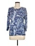 Talbots Blue Long Sleeve Blouse Size M - photo 1