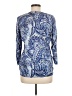 Talbots Blue Long Sleeve Blouse Size M - photo 2