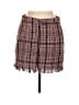 Shein 100% Polyester Tweed Red Casual Skirt Size M - photo 2