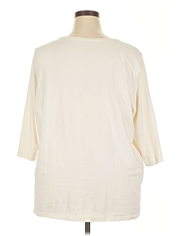 SUPREMA Essentials by Catherines 3/4 Sleeve Top (view 2)