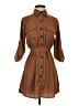 Blush 100% Polyester Brown Casual Dress Size S - photo 1