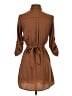 Blush 100% Polyester Brown Casual Dress Size S - photo 2