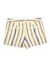 Ann Taylor LOFT Outlet 100% Cotton Stripes Ivory Shorts Size 6 - photo 2