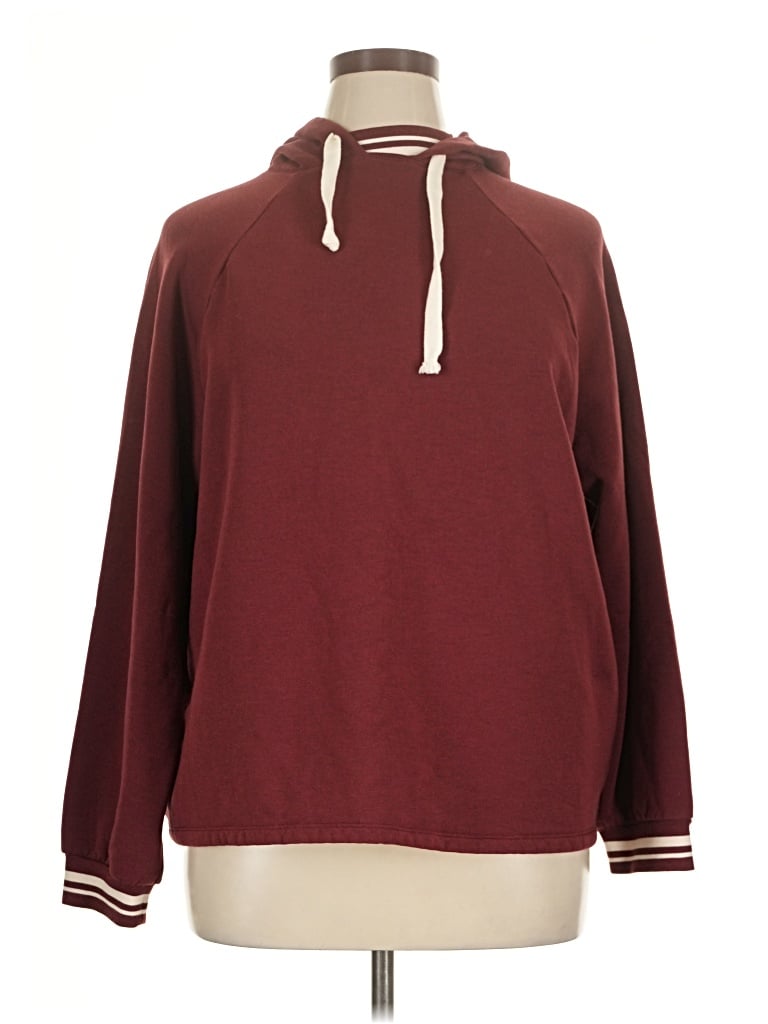 Pre-owned Mwl By Madewell Pullover Sweater In Burgundy