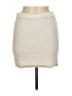 MNG Solid Ivory Casual Skirt Size M - photo 1