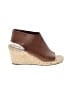 Céline Brown Leather Espadrille Wedges Size EU 39 - photo 1