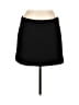 MNG Solid Black Casual Skirt Size L - photo 1