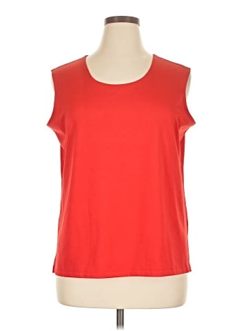 Susan Graver Sleeveless T-Shirt (view 1)