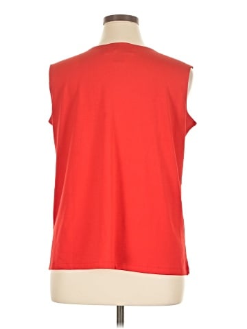 Susan Graver Sleeveless T-Shirt (view 2)