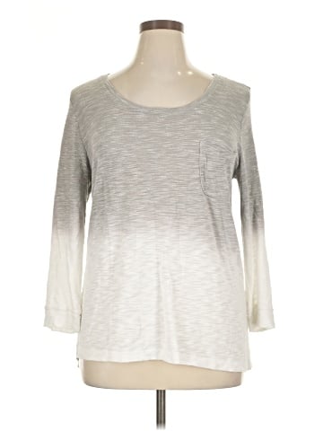 Language 3/4 Sleeve Top (view 1)