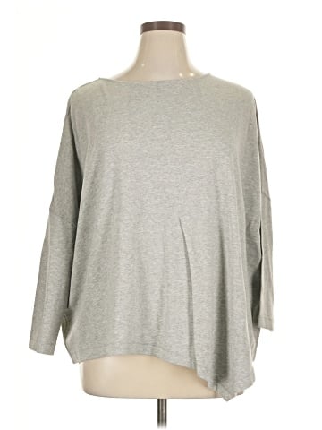 Joan Vass 3/4 Sleeve T-Shirt (view 1)