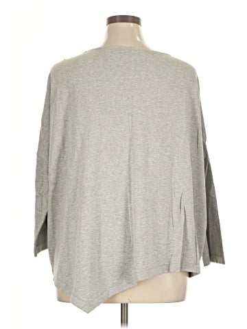 Joan Vass 3/4 Sleeve T-Shirt (view 2)