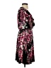 Apt. 9 Floral Black Casual Dress Size S - photo 4