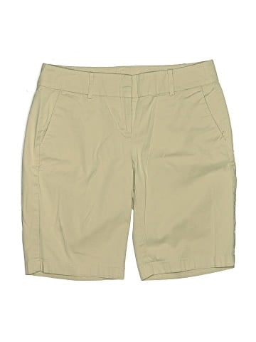 Ann Taylor Khaki Shorts (view 1)