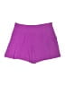 Ann Taylor LOFT 100% Polyester Solid Purple Shorts Size 2 - photo 1
