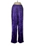 Unbranded 100% Polyester Purple Casual Pants Size M (petite) - photo 1