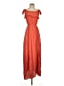 Dina Be 100% Polyester Orange Casual Dress Size XS - photo 1