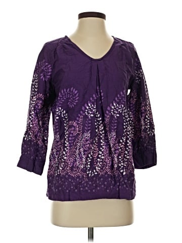 Art and Soul 3/4 Sleeve Blouse (view 1)