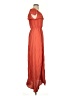 Dina Be 100% Polyester Orange Casual Dress Size XS - photo 4