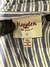 Hayden 100% Cotton Stripes Blue Sleeveless Button-Down Shirt Size 1X - photo 7