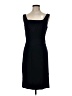Magaschoni Solid Black Blue Cocktail Dress Size 6 - photo 1