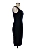 Magaschoni Solid Black Blue Cocktail Dress Size 6 - photo 4