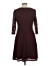 Wisp Stripes Burgundy Casual Dress Size 12 Petite - photo 2