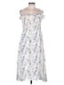 Reformation Floral Ivory Cocktail Dress Size M (estimated) - photo 1