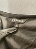 Express 100% Polyester Solid Black Casual Dress Size M - photo 7