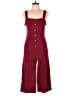 Shein Solid Burgundy Jumpsuit Size S - photo 1