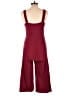 Shein Solid Burgundy Jumpsuit Size S - photo 2